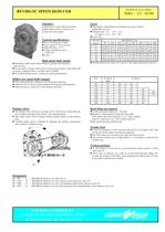 Pendular speed reducer REVIBLOC