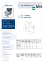 F TYPE - GEAR MOTOR