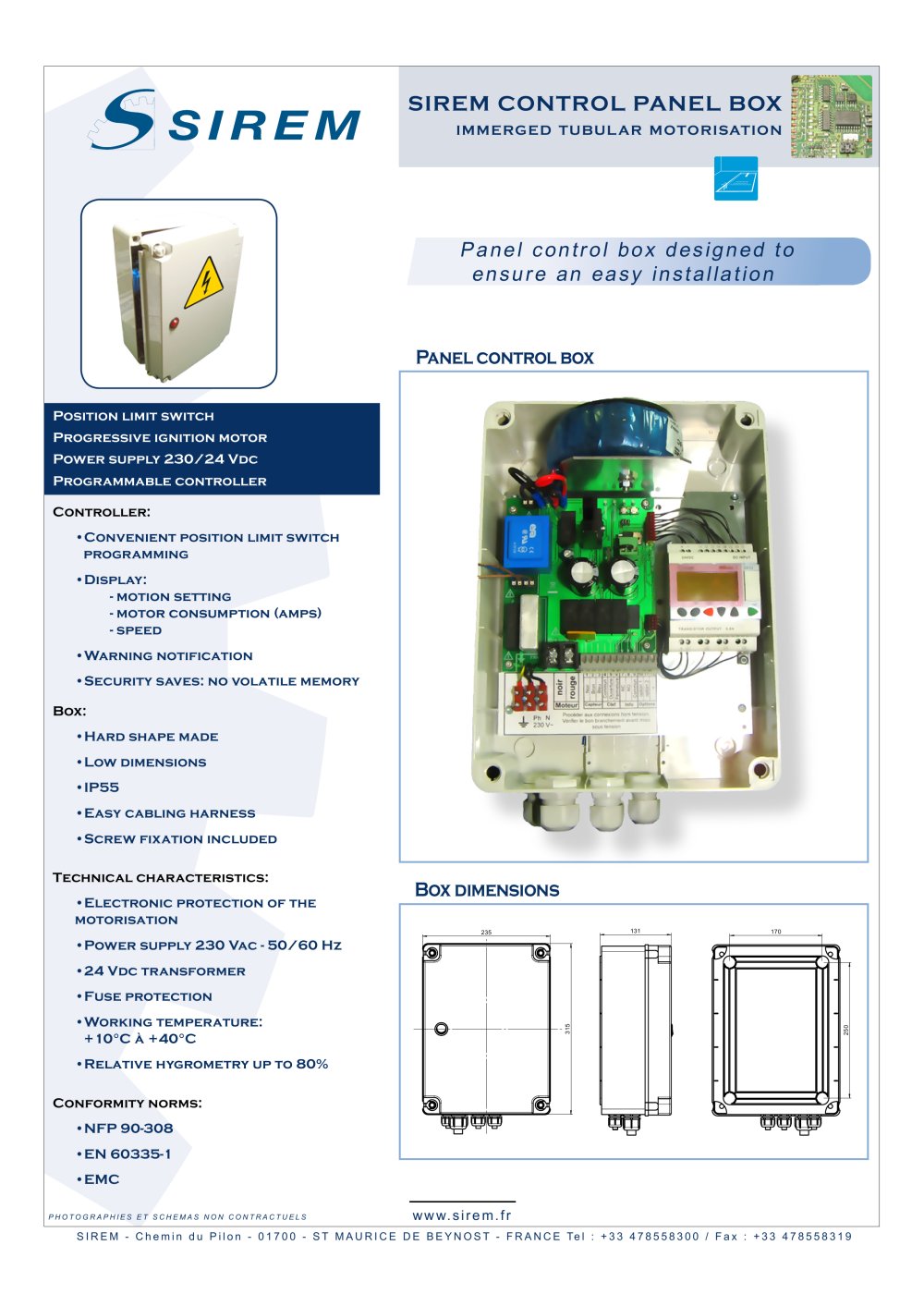 SIREM ContRol panEl bo - SIREM