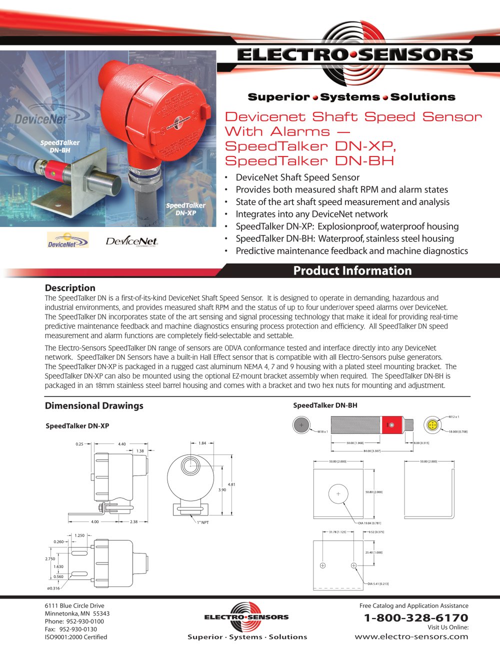 SpeedTalker DN-BH - Electro-Sensors