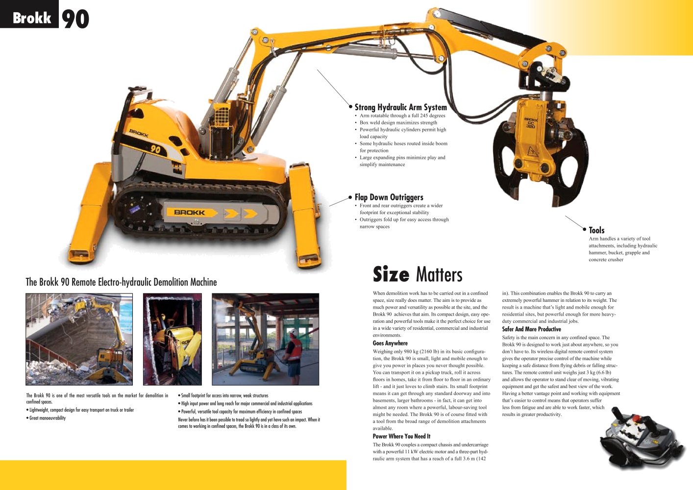Brochure Brokk 90, GB - Brokk