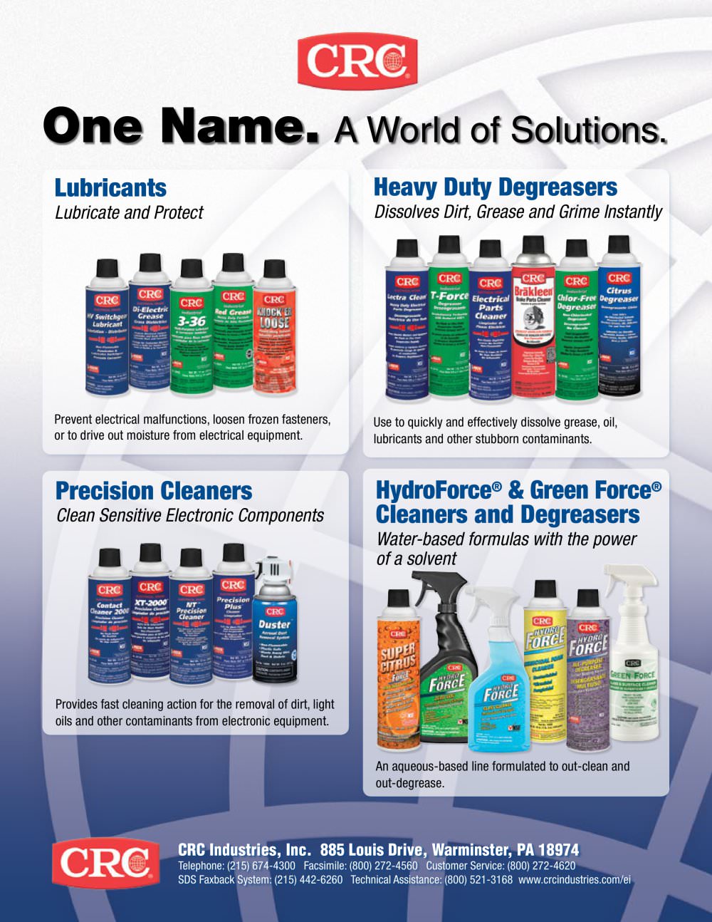 Electrical Offering Flyer - CRC Industries