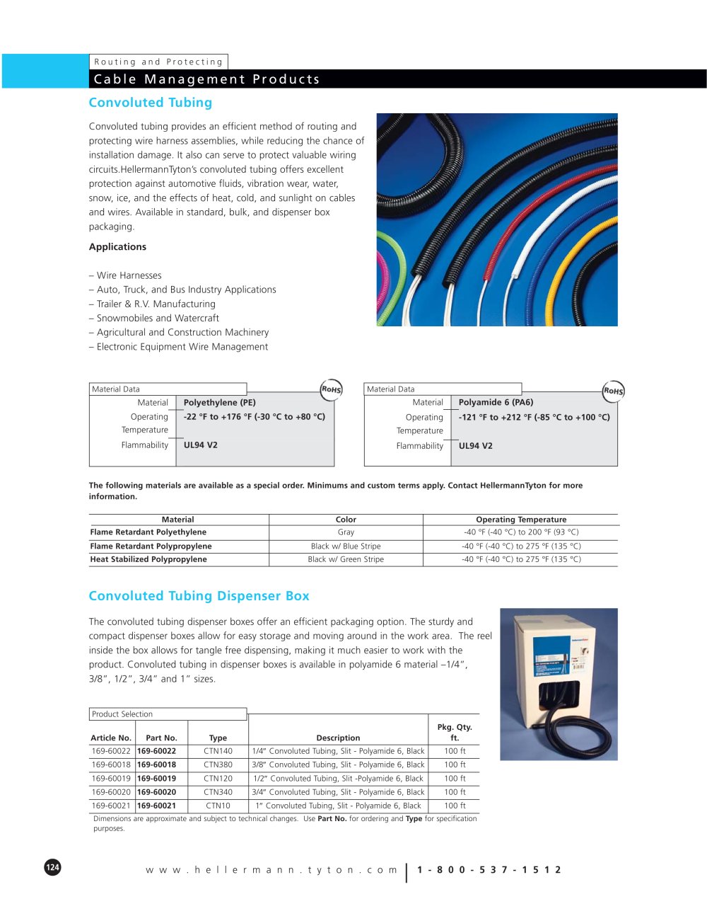 Convoluted Tubing - HellermannTyton