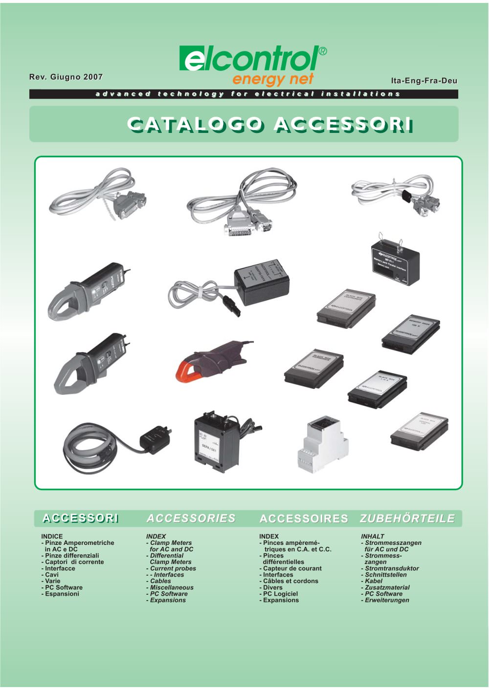 Options Catalogue - ELCONTROL