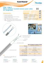 FLEXTRACE - FTSO - Silicon elastomer insulated constant power cables for refrigeration