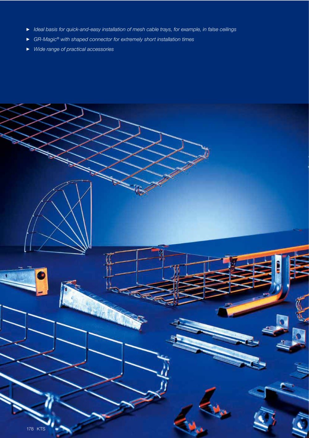 Mesh cable tray systems - OBO Bettermann