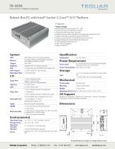 Tb Fanless Pc Teguar Computers Pdf Catalogs Technical