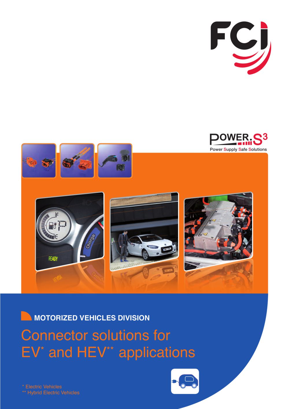 Connector solutions for EV and HEV applications - FCI
