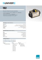 YR_Pneumatic rotary actuator for the automation process 