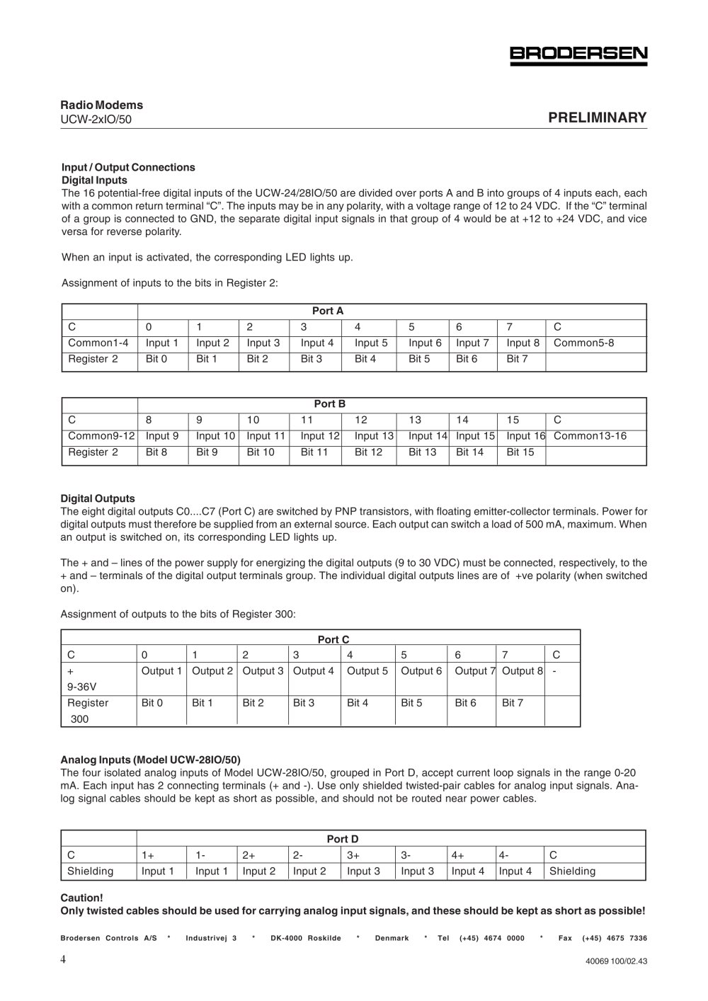 Brodersen Controls - 208908