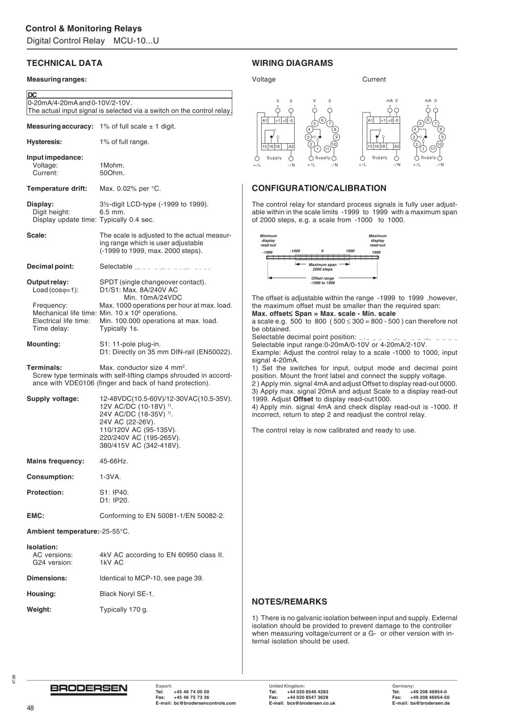 Brodersen Controls - 4627