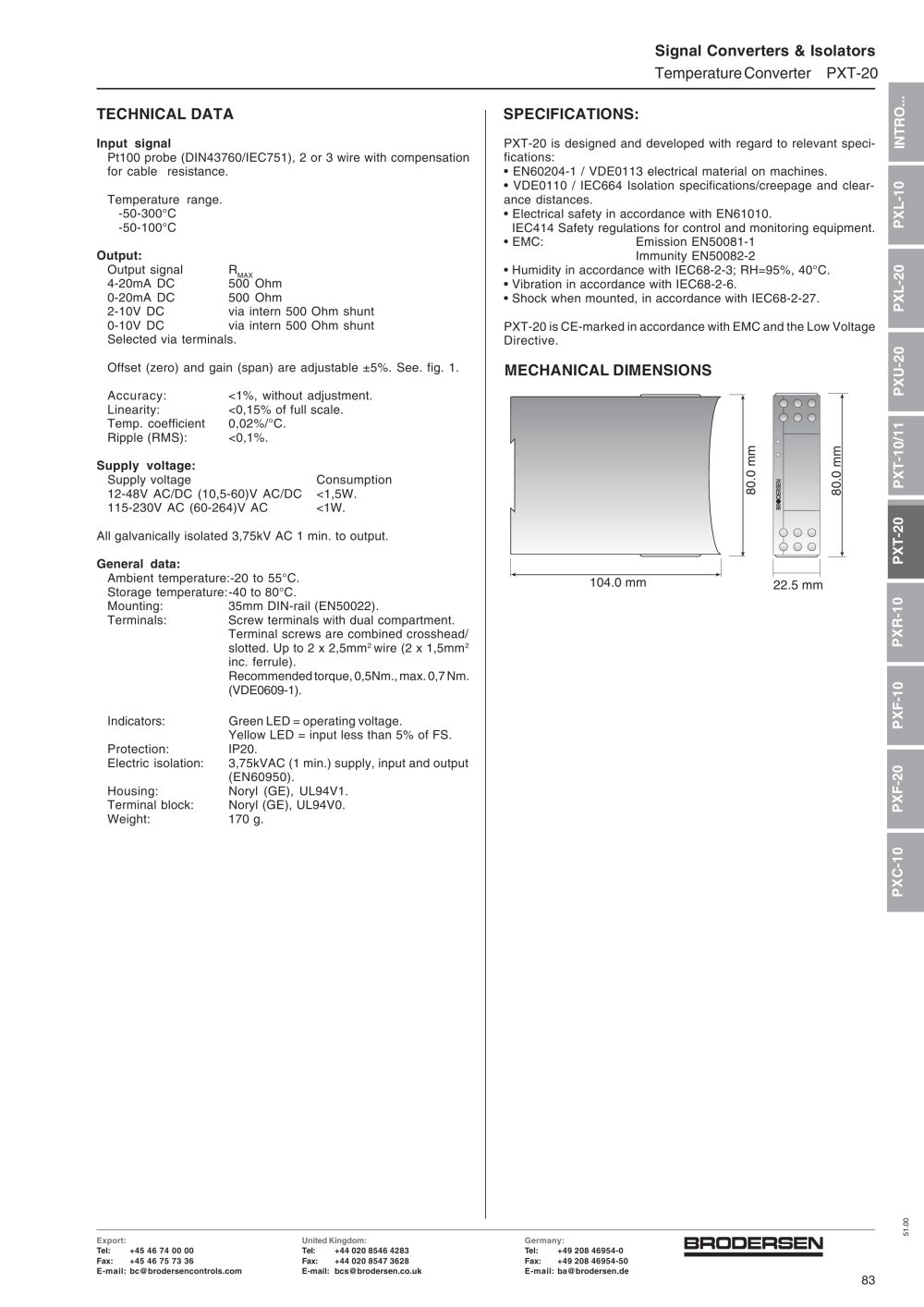 Brodersen Controls - 2887, 41077