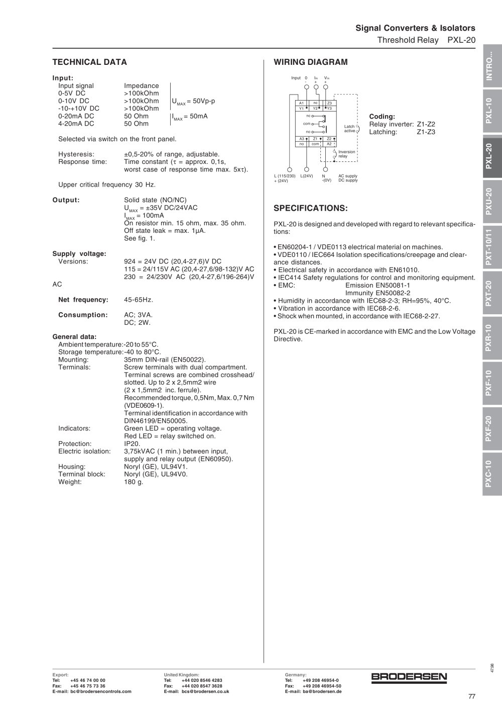 Brodersen Controls - 2887, 2240