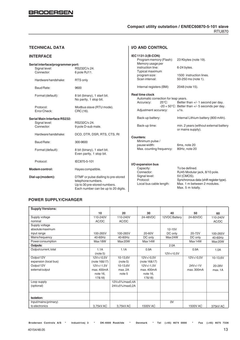 Brodersen Controls - 208977