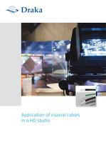 Application of coaxial cables in a HD studio