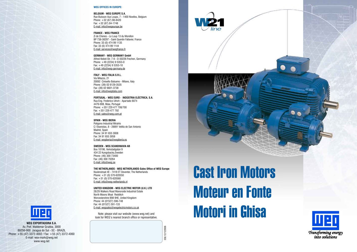 Asynchronous motor - WEG