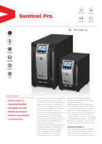 Sentinel Pro Power Range: 700 - 3000 VA