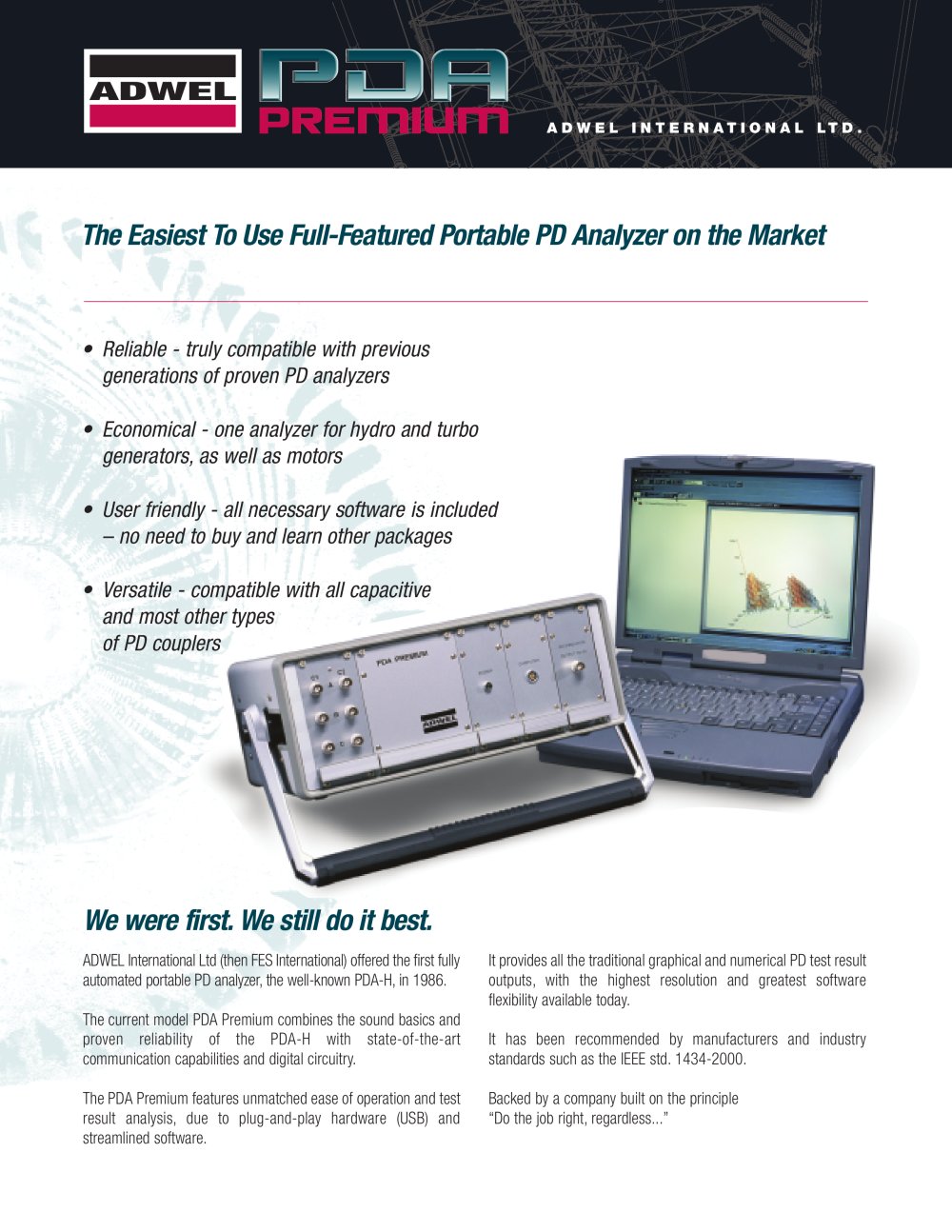 Partial Discharge Analysis - Model PDA Premium - IRIS POWER