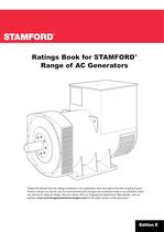 Ratings Book for STAMFORD � Range of AC Generators