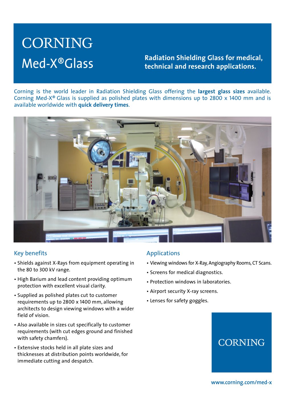 Med-X Product Information Sheet - CORNING
