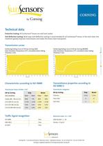 SunSensors by Corning Technical Data Sheet
