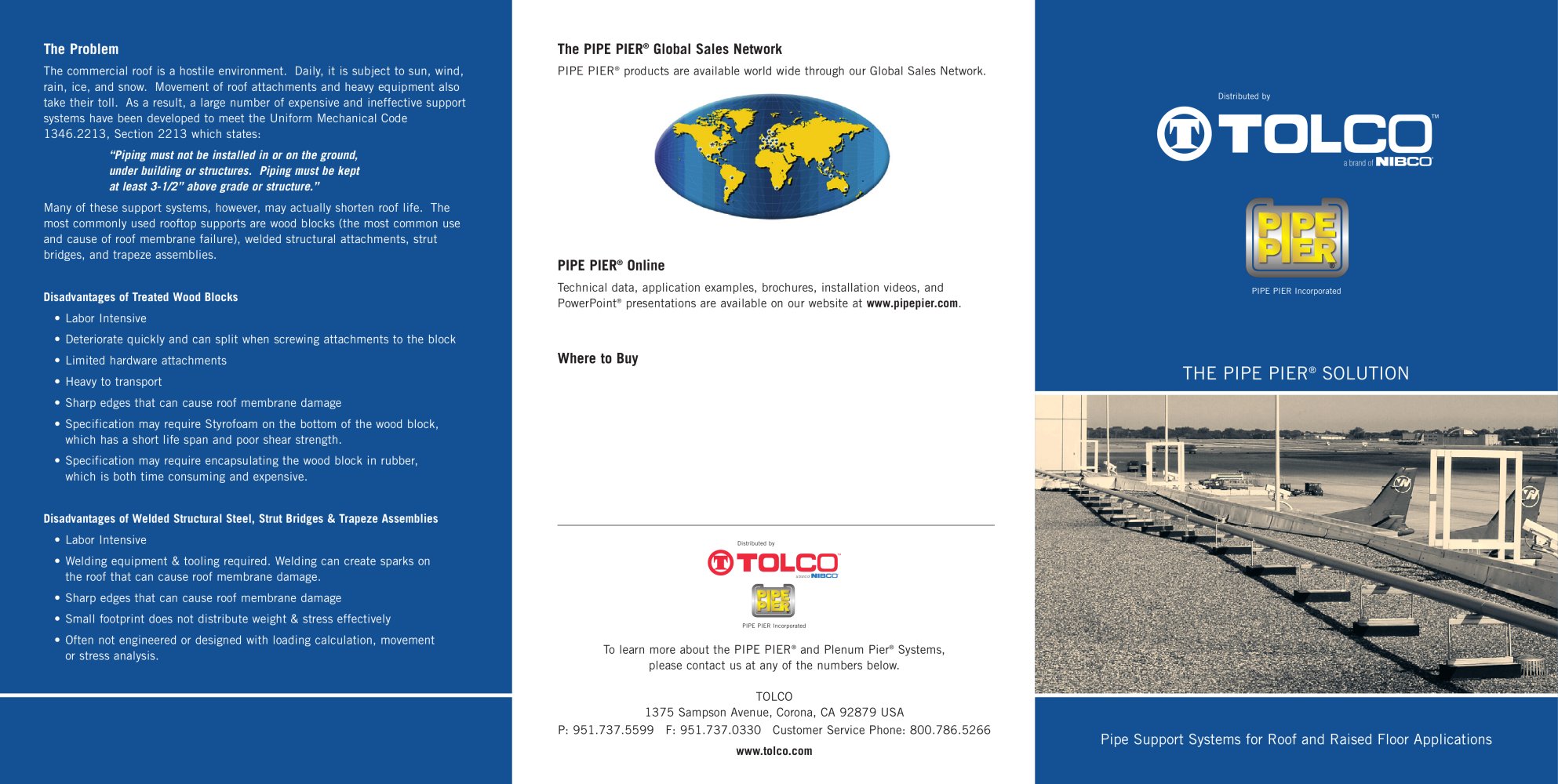 Pipe Pier&reg; Tri-Fold - NIBCO