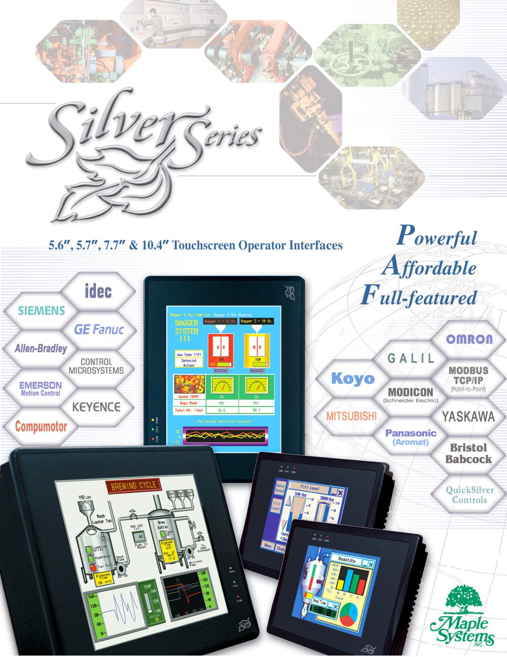Silver Series Touchscreen OITs - Maple Systems