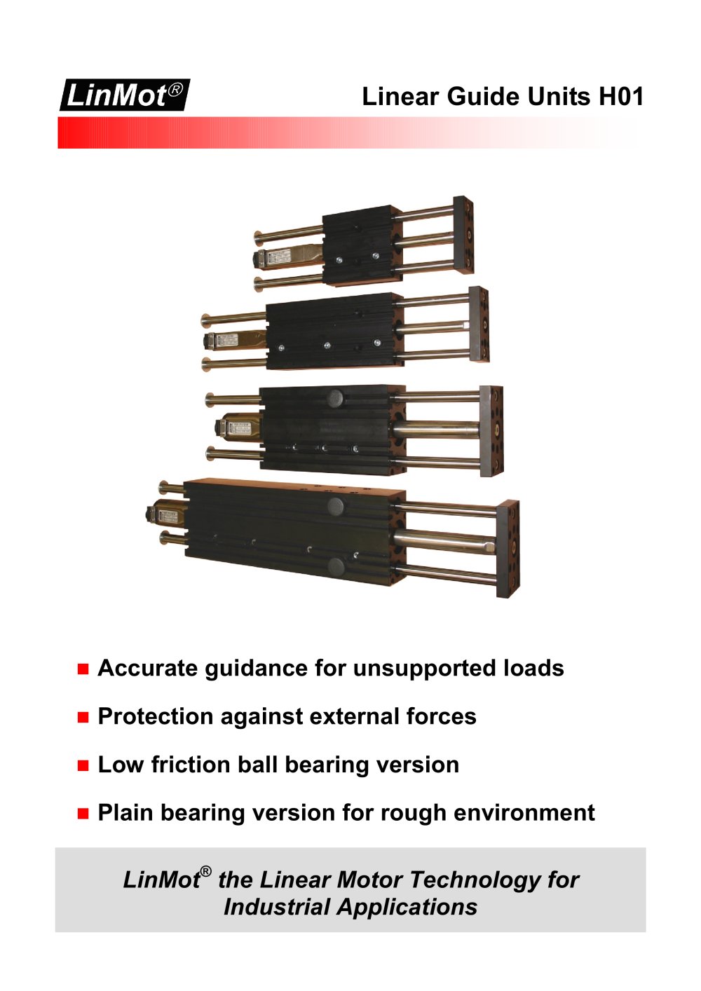 Linear Guide Units H01 - Linmot