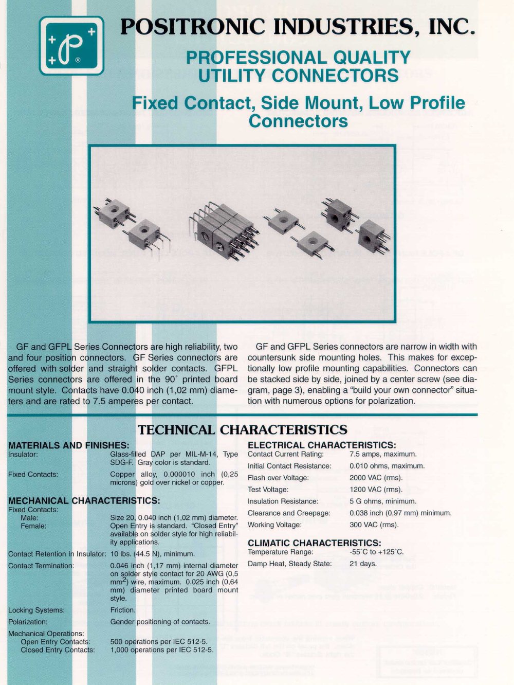 Utility Connector Brochure - Positronic Industries
