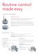 Data Loggers for Routine Control