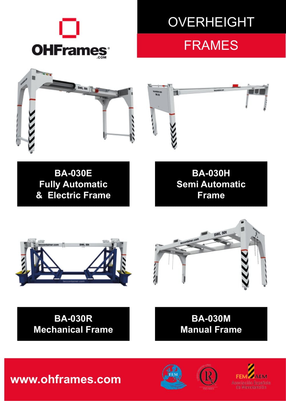 Over Height Frames Tec Container Pdf Catalogue Technical Over Height Frames 1 4 Pages