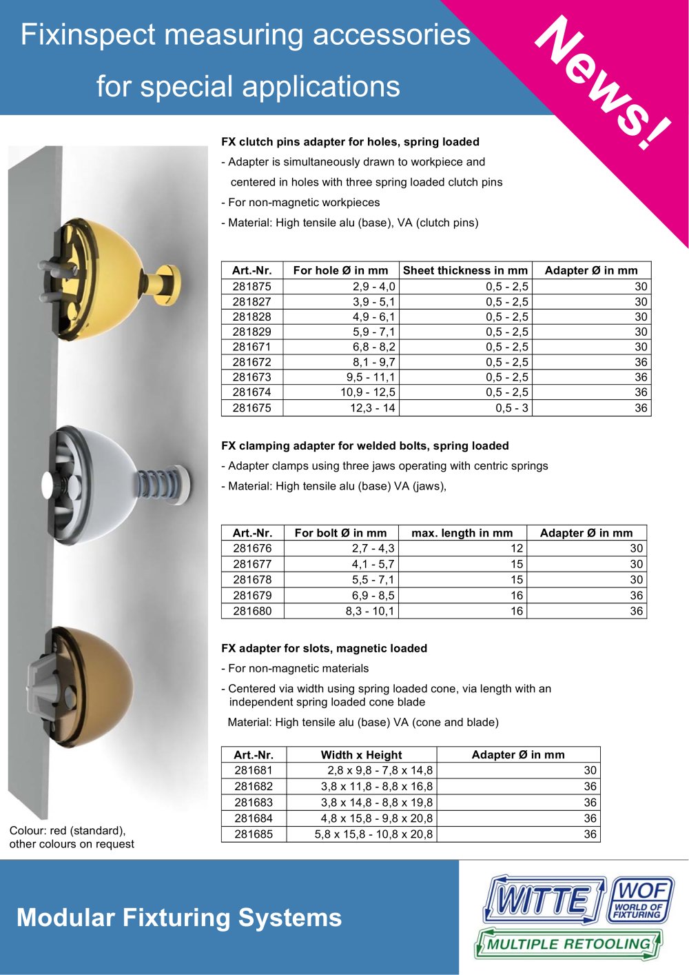 Fixinsepct Measuring Accessories - Horst Witte Ger&Atilde;&curren;tebau Barskamp KG