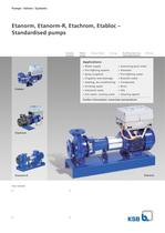 Etanorm, Etanorm-R, Etachrom, Etabloc � Standardised pumps