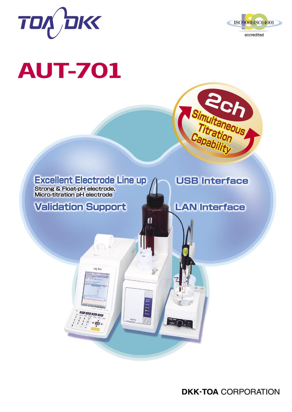 Model AUT-701 Automated Laboratory Titrator - DKK-TOA