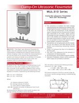 Clamp-On Ultrasonic Flowmeter
