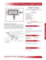 PTFE Pressure Relief Valves