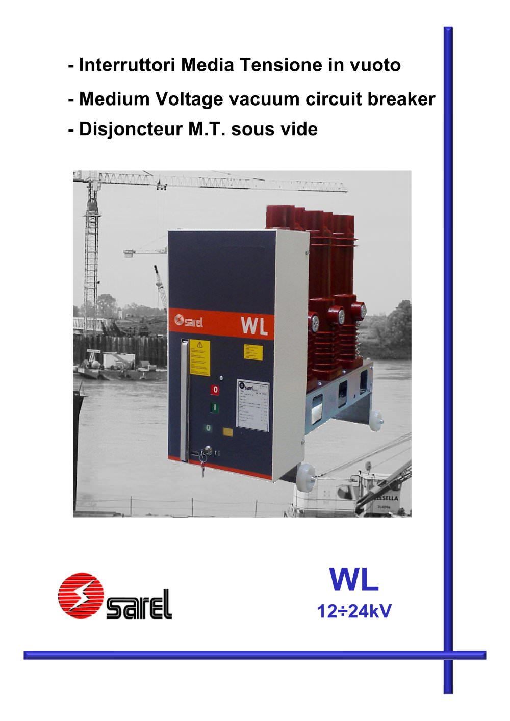 circuit breakers WL vacuum 12-24KV - SAREL