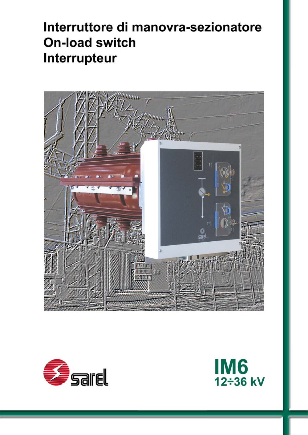 switches IM6 SF6 insulated 12-36KV - SAREL