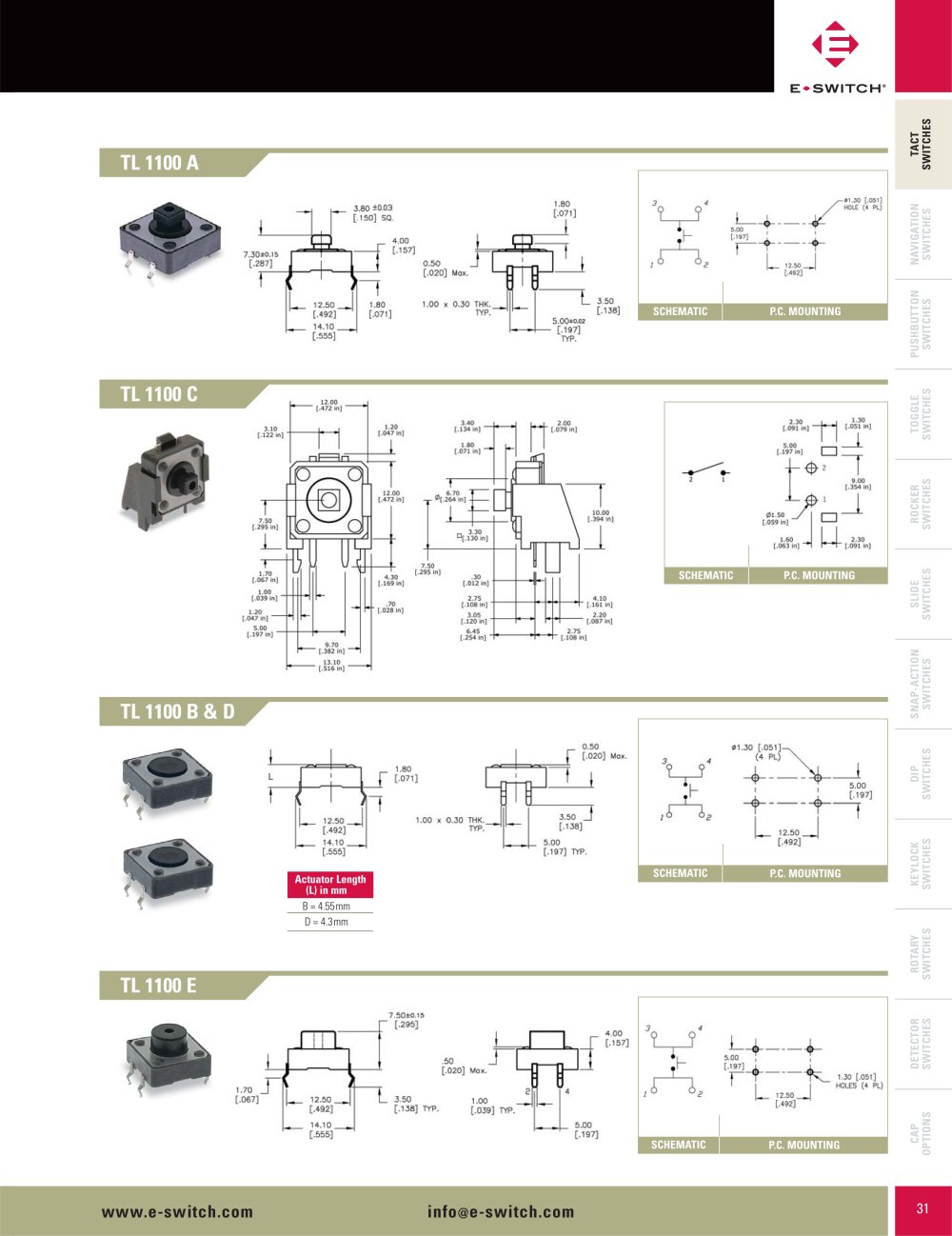 E-SWITCH - 