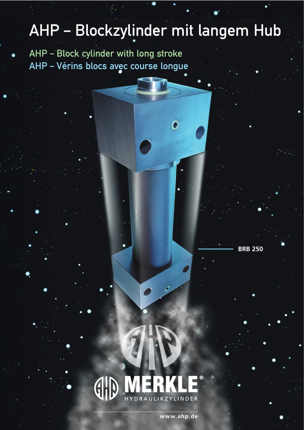 Block cylinder with long stroke - AHP Merkle