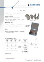 Data sheet steel types