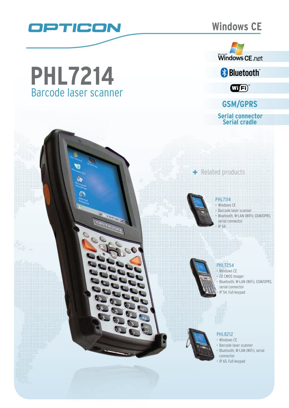 wireless mobile computer with scanner - OPTICON