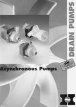 Drain pumps with asynchronous motor 