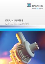 Drain pumps with synchronous motor