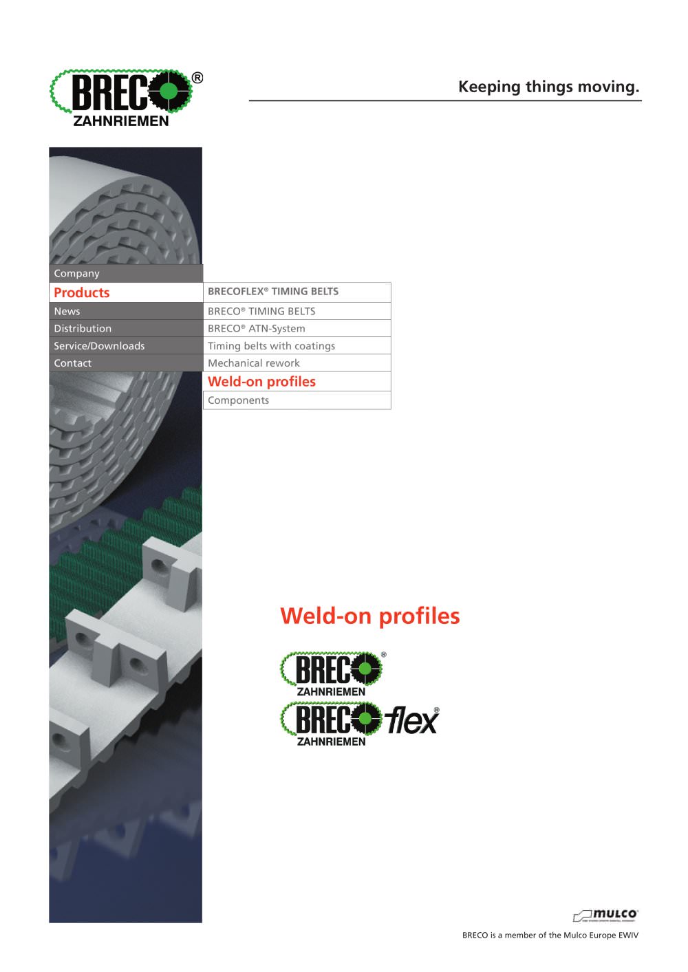 Weld-on profiles - BRECO