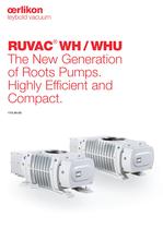 RUVAC� WH/WHU The New Generation of Roots Pumps
