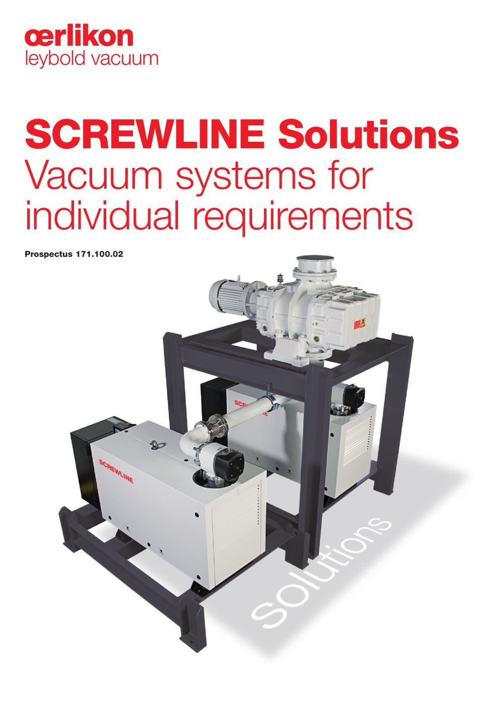 SCREWLINE Solutions Vacuum systems - Oerlikon Leybold Vacuum