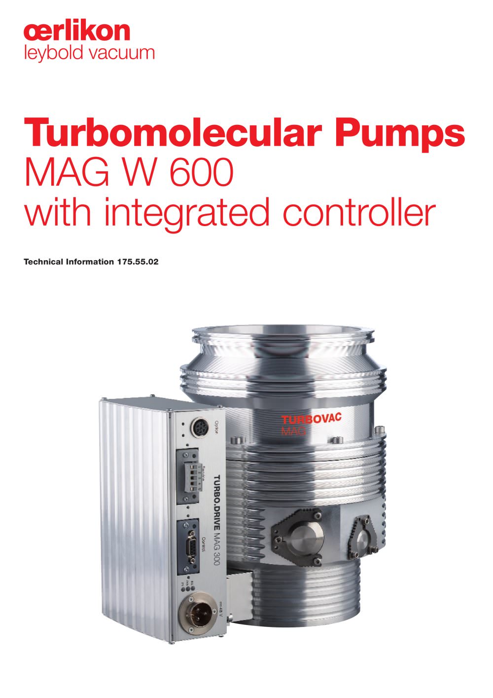 Turbomolecular Pumps MAG W 600 - Oerlikon Leybold Vacuum