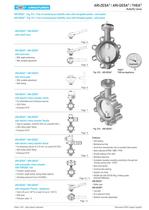 ARI-GESA 	Free of maintenance butterfly valve with threaded eyelets - soft sealed 