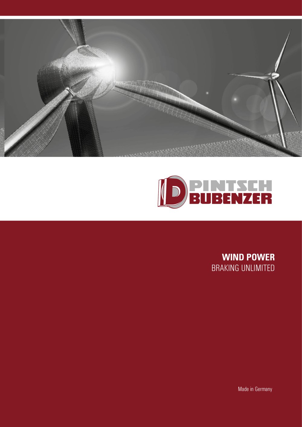 Brochure "Wind energy" - Pintsch Bubenzer